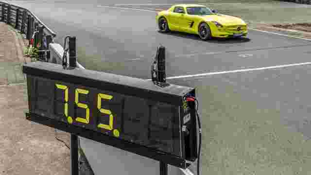 电动SLS设置了新的Nurburgring记录