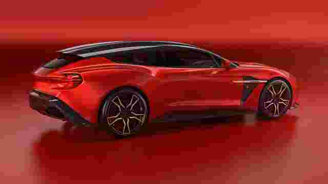 看哪，阿斯顿马丁vanquish zagato射击刹车