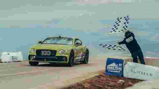 Bentley Conti GT打破了猪峰纪录