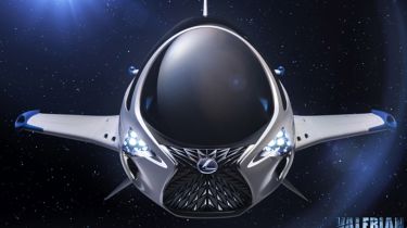 雷克萨斯设计了新电影发布的天鹰宇宙飞船